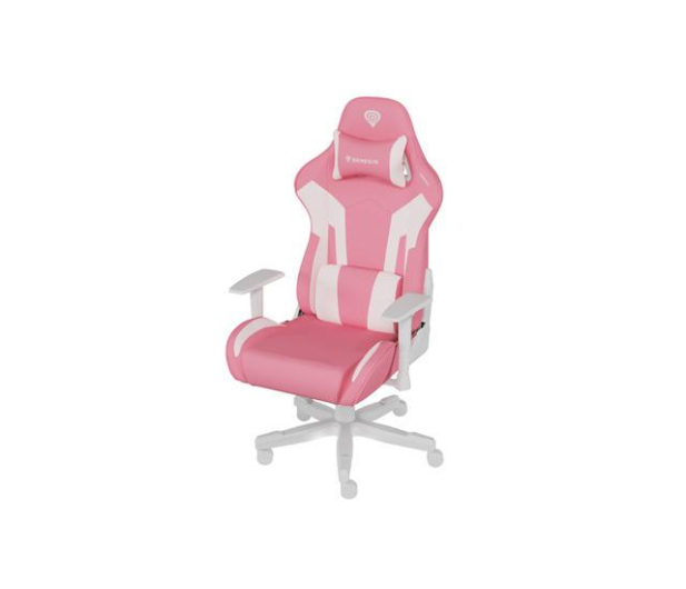 Genesis Fotel gamingowy Nitro 710 różowo-biały - 1079612 - zdjęcie 2